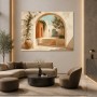 Mediterrane Architektur als Leinwand oder Fine Art Print