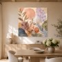Botanisches Aquarellspiel als Leinwandbild oder Poster