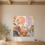 Botanisches Aquarellspiel als Leinwandbild oder Poster