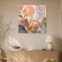 Botanisches Aquarellspiel als Leinwandbild oder Poster