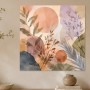 Botanisches Aquarellspiel als Leinwandbild oder Poster
