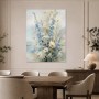 Blumenmeer am Meer, Wandbild oder Leinwandbild in zarten Pastelltönen
