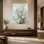 Blumenmeer am Meer, Wandbild oder Leinwandbild in zarten Pastelltönen