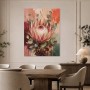 Protea in Rosa, Leinwand oder Poster für moderne Wohnräume