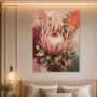 Protea in Rosa, Leinwand oder Poster für moderne Wohnräume