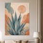 Botanisches Wandbild als Poster oder Leinwand mit sanfter Wüstenästhetik