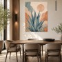 Botanisches Wandbild als Poster oder Leinwand mit sanfter Wüstenästhetik