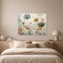 Zarte Mohnblumen als Leinwand oder Poster in sanfter Pastelloptik