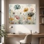 Zarte Mohnblumen als Leinwand oder Poster in sanfter Pastelloptik