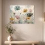 Zarte Mohnblumen als Leinwand oder Poster in sanfter Pastelloptik