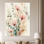 Zarte Magnolien als Leinwand oder Poster in sanfter Aquarelloptik