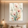 Zarte Magnolien als Leinwand oder Poster in sanfter Aquarelloptik