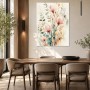 Zarte Magnolien als Leinwand oder Poster in sanfter Aquarelloptik