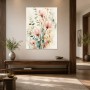 Zarte Magnolien als Leinwand oder Poster in sanfter Aquarelloptik