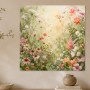 Blumenwiese im Licht, Kunstdruck oder Leinwand