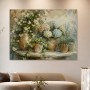 Florale Stillleben Leinwand oder Kunstdruck in sanften Pastelltönen