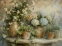 Florale Stillleben Leinwand oder Kunstdruck in sanften Pastelltönen