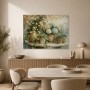 Florale Stillleben Leinwand oder Kunstdruck in sanften Pastelltönen