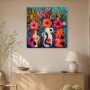 Tropische Blüten als Kunstwerk oder Luxus Wandbild