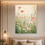Blühende Wildblumen als Leinwand oder Poster für helle Wohnräume