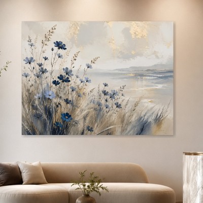 Blumen am Meer als Wandbild oder Fine Art Print