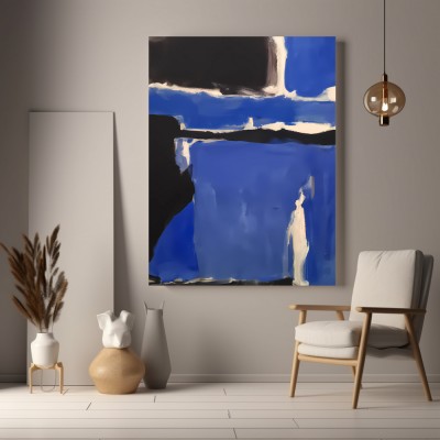 Ätherische Tiefen in Blauschwarz