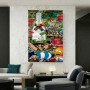 Comicfiguren Collage Kunst