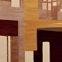 Architektonische Schattenspiele in Braun