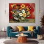Sonnenblumen am Tisch Stillleben
