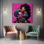 Prinzessin Afro Kunst