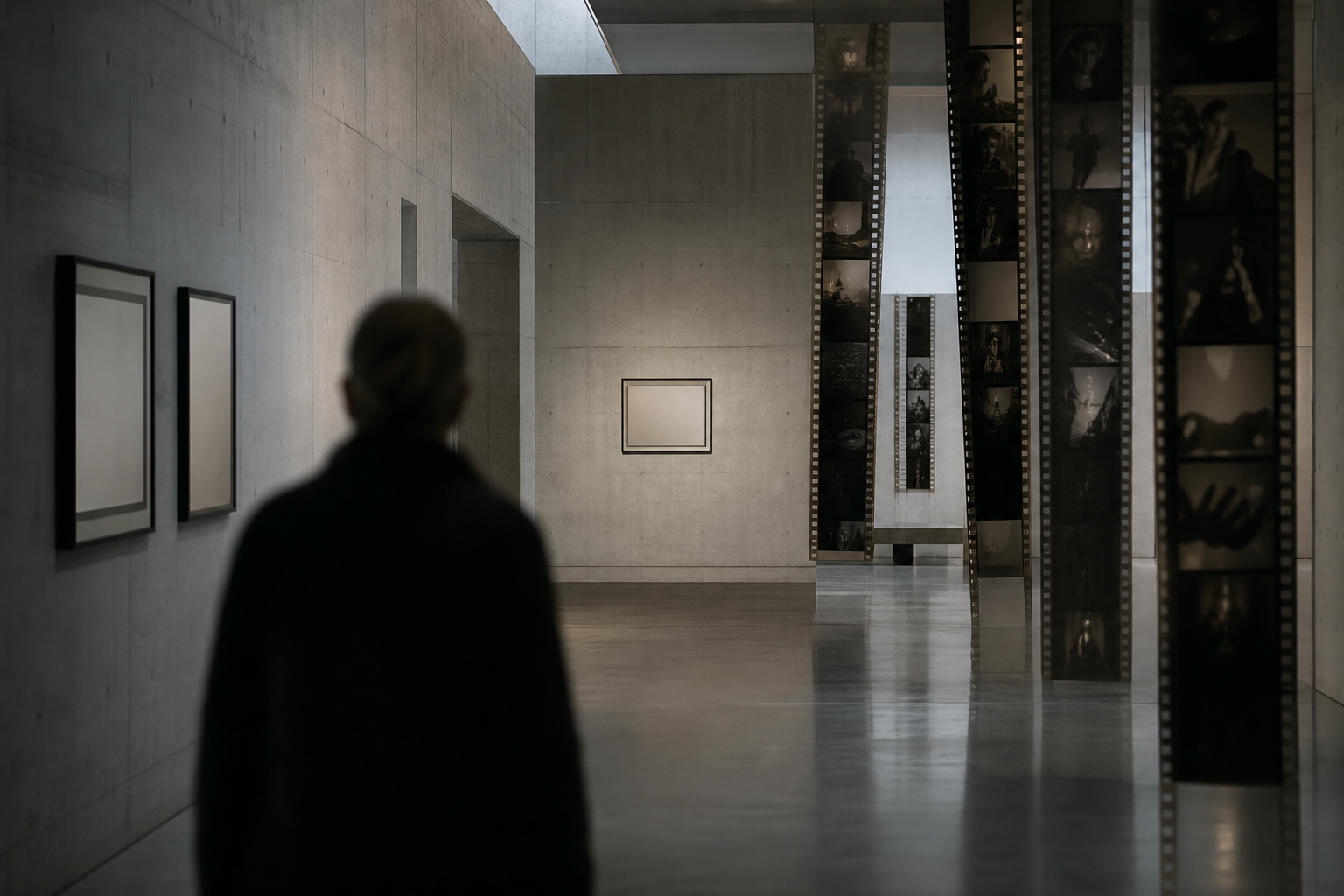 Stilisiertes redaktionelles Titelbild zur Ausstellung Peter Hujar in Bonn