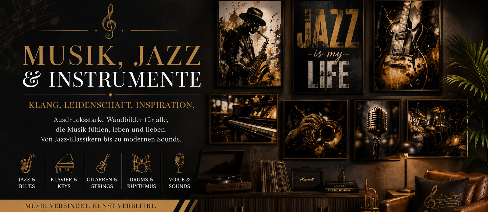 Musik, Jazz & Instrumente