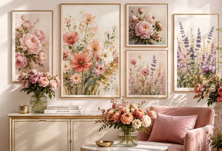 Blumen Wandbilder für Eleganz und natürliche Schönheit