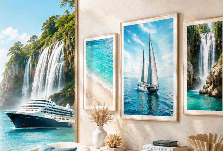Wasserwelten – Maritime Wandbilder für Urlaub, Ruhe und Weite