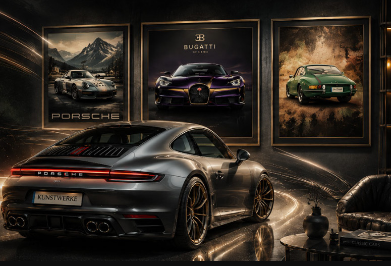 Auto Wandbilder, Sportwagen & Supercars